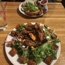 Sweet potato salad with tofu Sweet potato salad with tofu
