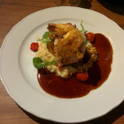 Fryysarinranta - Grillattua kananrintaa ja fenkolia, sitrusrisotto.