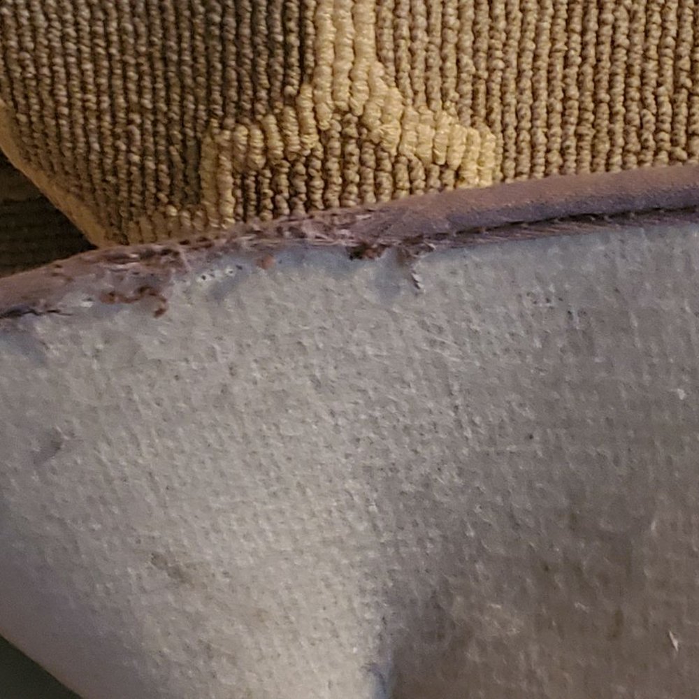 The Carpet Store - Closer look at the bad quality stitching. - Carpeting Near Me - Sylmar, California The Carpet Store - Closer look at the bad quality stitching. - Carpeting Near Me - Sylmar, California