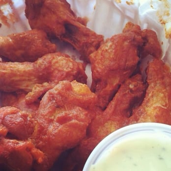 Hot Wings Cafe - Extra Hot Wings with Ranch - Chicken Wings Near Me - Glendale, California