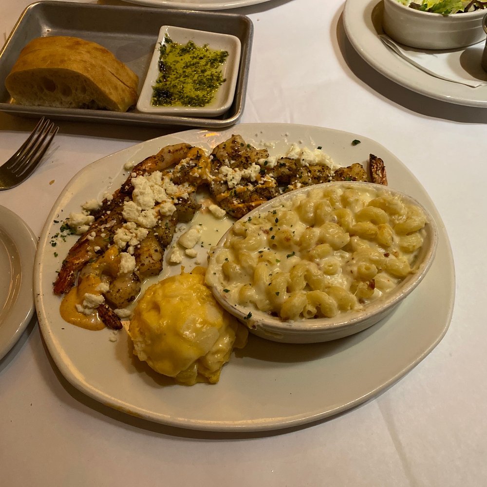 Bonefish Grill - Dynamite shrimp. Au gratin.  And mac n cheese!!!!! - Seafood Near Me - Brooksville, Florida