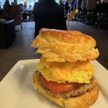 The Diner - Tryst's sausage egg muffin with tomato and jam on the side - Diners Near Me - Washington, DC, District of Columbia The Diner - Tryst's sausage egg muffin with tomato and jam on the side - Diners Near Me - Washington, DC, District of Columbia