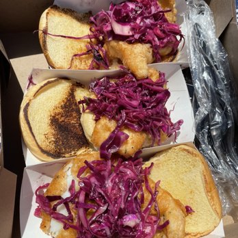 Rockaway Clam Bar - Fried fish sandwiches - Seafood Near Me - Rockaway Park, New York