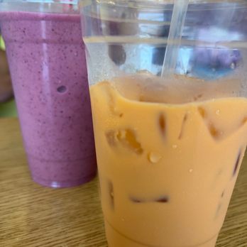 Cherri's Donut Plus - Thai Tea, and Wild Berry smoothie. - Donuts Near Me - Bellflower, California Cherri's Donut Plus - Thai Tea, and Wild Berry smoothie. - Donuts Near Me - Bellflower, California