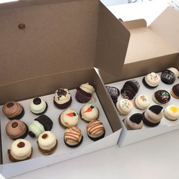 a box of assorted cupcakes a box of assorted cupcakes