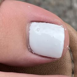 Nail Toepia - Right big toe immediately after pedicure.