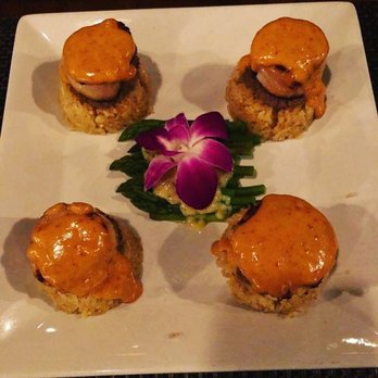 Siam - Yum Scallop with duck pate - Thai Near Me - Telluride, Colorado Siam - Yum Scallop with duck pate - Thai Near Me - Telluride, Colorado