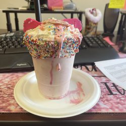 Shake It Up MilkShake Truck - Circus Animal Milkshake, don't judge the picture completely, I asked for light whip cream plus it was super hot outside. SO GOOD