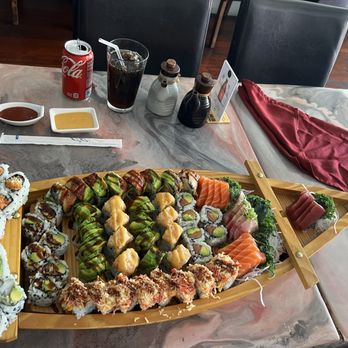 Wasabi - Custom Boat  Platter - Japanese Near Me - Brooklyn, New York