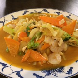 Ni Hao China & Thai Küche - Hühnchen und Garnelen