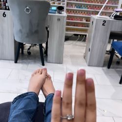 DHB Nails Spa - French mani and pedi