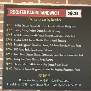 The Stuffed Rooster - Menu - Sandwiches Near Me - Latham, New York