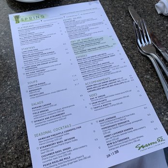 Seasons 52 - Menu - New American Near Me - Coral Gables, Florida Seasons 52 - Menu - New American Near Me - Coral Gables, Florida