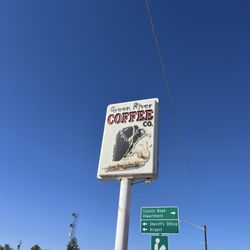 Green River Coffee Co.  - Sign as seen from the road