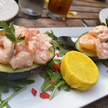 Orange Blossom - Stuffed avocado with shrimp - Breakfast & Brunch Near Me - Miami Beach, Florida