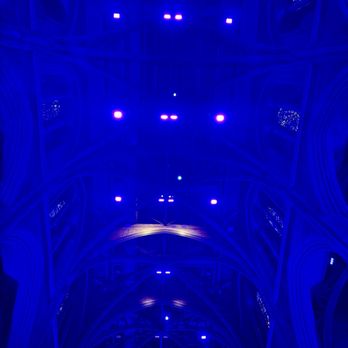 Grace Cathedral - Ceiling lights are piercing and bright. - Churches Near Me - San Francisco, California Grace Cathedral - Ceiling lights are piercing and bright. - Churches Near Me - San Francisco, California