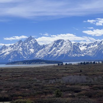 Jackson Lake Lodge - View from back of main lobby - Hotels Near Me - Moran, Wyoming