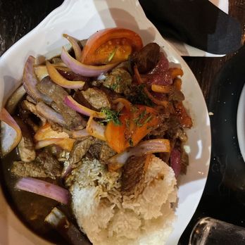 Acuario - Lomo Saltado fries on the side - Peruvian Near Me - Stamford, Connecticut Acuario - Lomo Saltado fries on the side - Peruvian Near Me - Stamford, Connecticut