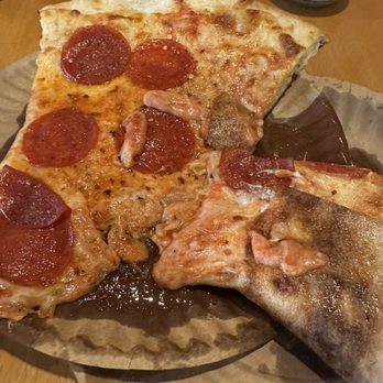 Palace Pizza - two slices of pizza on a plate - Pizza Near Me - Lakeland, Florida