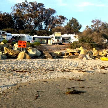 Carpinteria State Beach - On the rocks - Beaches Near Me - Carpinteria, California