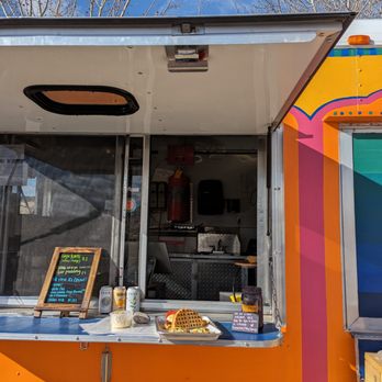 Wild Indigo Cafe - a food truck with food on the counter - Breakfast & Brunch Near Me - Boulder, Utah