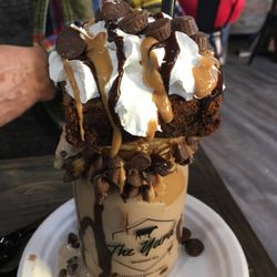 The Yard Milkshake Bar - Peanut butter brownie shake