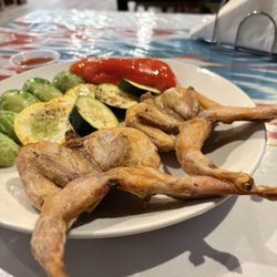 Caravan Restaurant - Grilled Quail entree