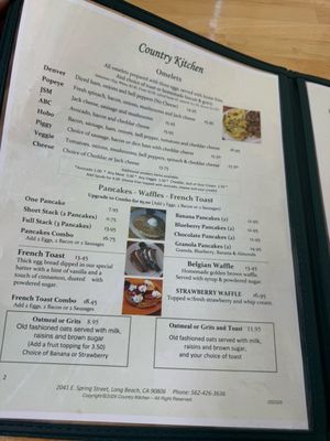 Menu photo 2 Country Kitchen Long Beach, CA