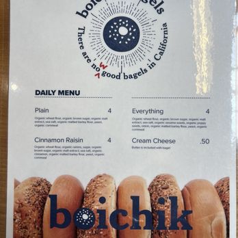Barrel & Bean Coffee - Bagel Menu - Coffee & Tea Near Me - Morgan Hill, California