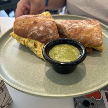 Pan & Coffee - Chorizo and Egg Torta - Coffee & Tea Near Me - San Antonio, Texas Pan & Coffee - Chorizo and Egg Torta - Coffee & Tea Near Me - San Antonio, Texas