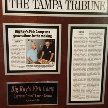 Big Ray's Fish Camp - Featured in the Tampa Tribune! - Seafood Near Me - Tampa, Florida Big Ray's Fish Camp - Featured in the Tampa Tribune! - Seafood Near Me - Tampa, Florida
