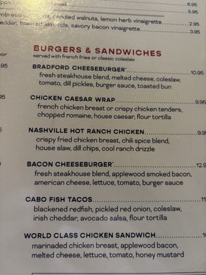 Menu photo 6 The Bradford Grill Tulsa, OK Menu photo 6 The Bradford Grill Tulsa, OK