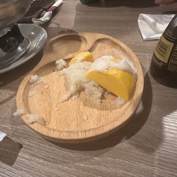 NUA Thai - Mango sticky rice - Thai Near Me - Houston, Texas NUA Thai - Mango sticky rice - Thai Near Me - Houston, Texas