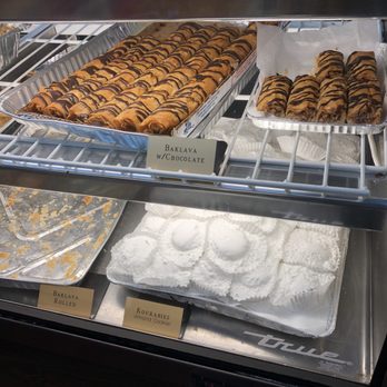Athens Cafe - Dessert case - Greek Near Me - Jacksonville, Florida