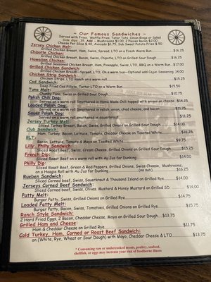 Menu photo 6 The Jersey Lilly Roseburg, OR