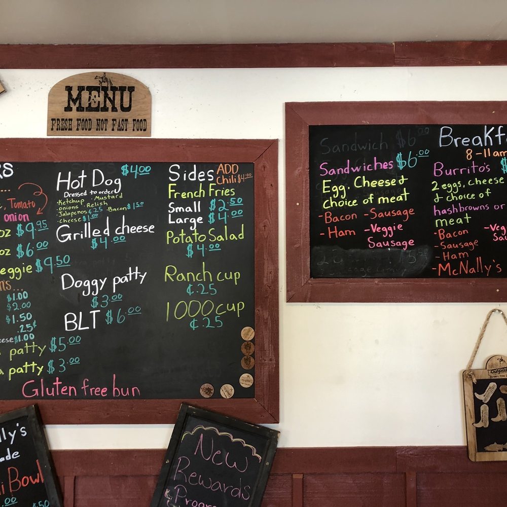 McNally's Outpost - Menu - Burgers Near Me - Kernville, California