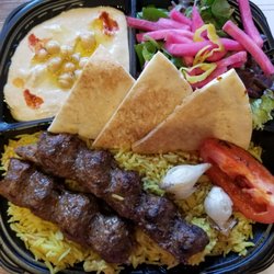 Pita Street - Permanently Closed - Ground sirlion kabob plate