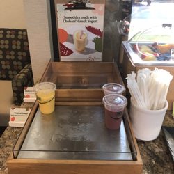 Hampton Inn Aiken - Smoothies ready to go.