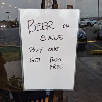 Sun Garden Chinese Bistro - a beer on sale sign - Chinese Near Me - El Paso, Texas