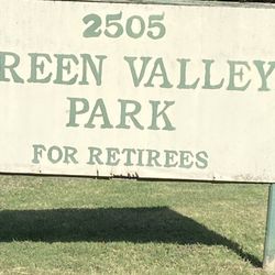 Green Valley Park - Park sugn