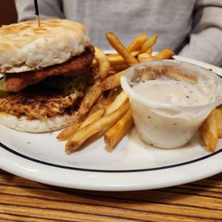 IHOP - Crispy chicken biscuit sandwich