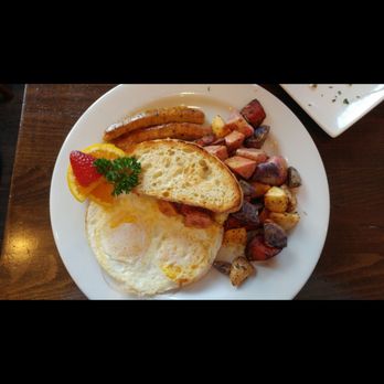 Sweet Maple - $15 ~ Eggs my way with curry chicken sausage - American Near Me - San Francisco, California