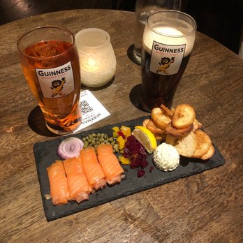 The Workman's Friend - Salmon board, black and tan, magners cider - Irish Pub Near Me - Charlotte, North Carolina