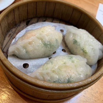 Steam - Shrimp peat shoot dumplings - Dim Sum Near Me - Palo Alto, California