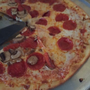 Portabellas - The yummy pizza. They had some more creative options, but we decided to go old school. - Italian Near Me - Foley, Alabama Portabellas - The yummy pizza. They had some more creative options, but we decided to go old school. - Italian Near Me - Foley, Alabama
