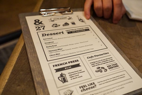 Menu photo 7 Ampersand 27 Edmonton, AB