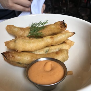 Jacob's Pickles - Fried Pickles - order for taste not aesthetics - Comfort Food Near Me - New York, New York