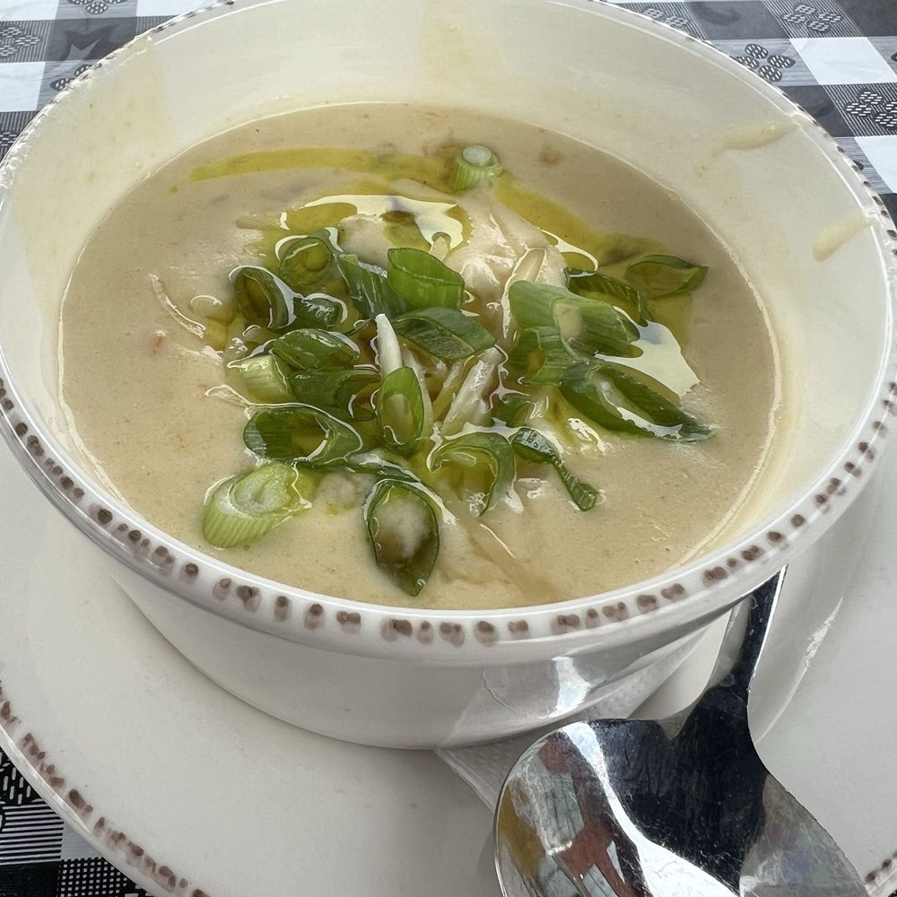 Von Trapp Brewing Bierhall Restaurant - White cheddar soup - Austrian Near Me - Stowe, Vermont