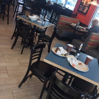 Corner Bakery Cafe - Tables not bussed off for almost 30 min. - Cafes Near Me - Fresno, California Corner Bakery Cafe - Tables not bussed off for almost 30 min. - Cafes Near Me - Fresno, California