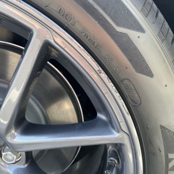Dr. Wheel Mobile Repair - Riverside - Before - Wheel & Rim Repair Near Me